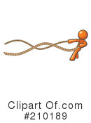 Orange Man Clipart #210189 by Leo Blanchette