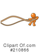 Orange Man Clipart #210866 by Leo Blanchette