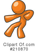 Orange Man Clipart #210870 by Leo Blanchette