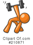 Orange Man Clipart #210871 by Leo Blanchette