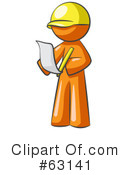 Orange Man Clipart #63141 by Leo Blanchette