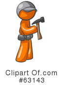 Orange Man Clipart #63143 by Leo Blanchette