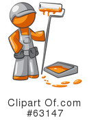 Orange Man Clipart #63147 by Leo Blanchette