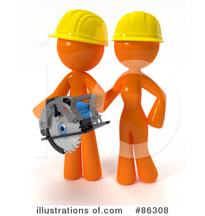 Orange Design Mascot Clipart #86308 by Leo Blanchette