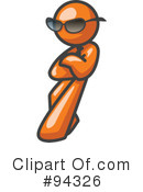 Orange Man Clipart #94326 by Leo Blanchette