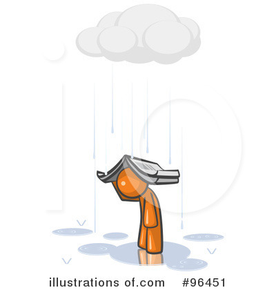 Orange Design Mascot Clipart #96451 by Leo Blanchette