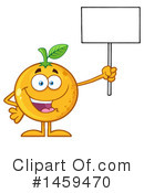 Orange Mascot Clipart #1459470 by Hit Toon