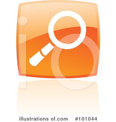 Royalty-Free (RF) Orange Square Icons Clipart Illustration by cidepix - Stock Sample #101044