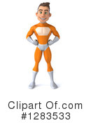 Orange Super Hero Clipart #1283533 by Julos