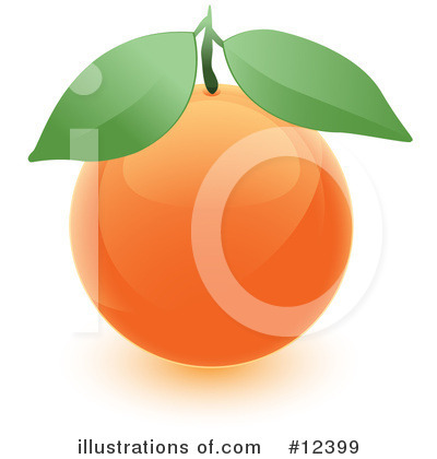 Royalty-Free (RF) Oranges Clipart Illustration by Leo Blanchette - Stock Sample #12399