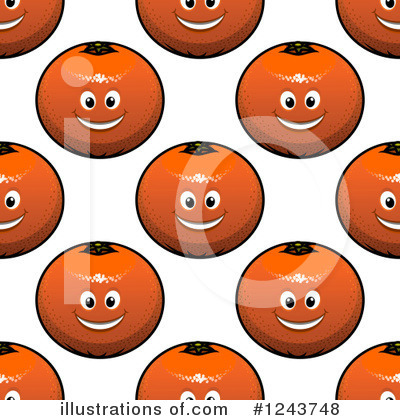 Orange Mascot Clipart #1243748 by Vector Tradition SM