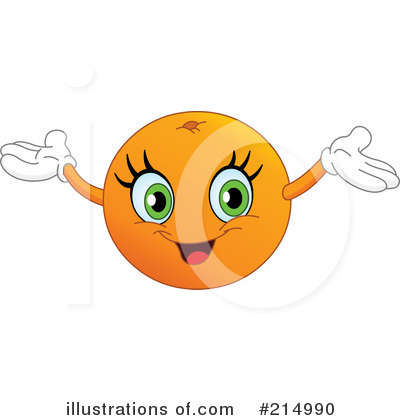 Orange Character Clipart #214990 by yayayoyo