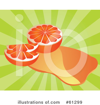 Royalty-Free (RF) Oranges Clipart Illustration by Kheng Guan Toh - Stock Sample #61299