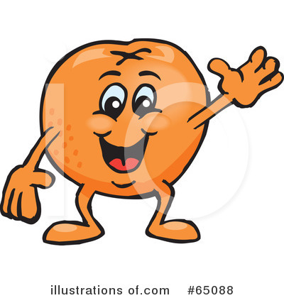Royalty-Free (RF) Oranges Clipart Illustration by Dennis Holmes Designs - Stock Sample #65088