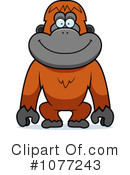 Orangutan Clipart #1077243 by Cory Thoman