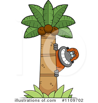 Royalty-Free (RF) Orangutan Clipart Illustration by Cory Thoman - Stock Sample #1109702