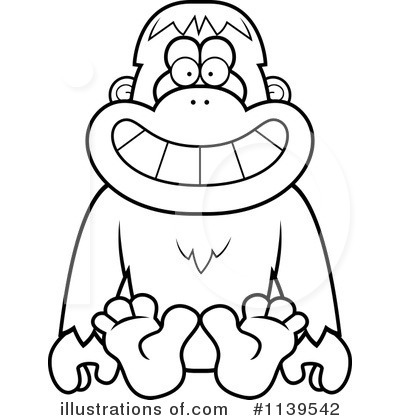 Royalty-Free (RF) Orangutan Clipart Illustration by Cory Thoman - Stock Sample #1139542
