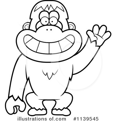 Royalty-Free (RF) Orangutan Clipart Illustration by Cory Thoman - Stock Sample #1139545