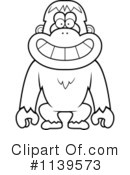 Orangutan Clipart #1139573 by Cory Thoman