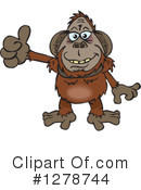 Orangutan Clipart #1278744 by Dennis Holmes Designs