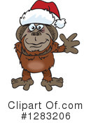 Orangutan Clipart #1283206 by Dennis Holmes Designs