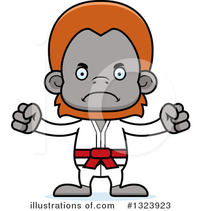 Royalty-Free (RF) Orangutan Clipart Illustration by Cory Thoman - Stock Sample #1323923