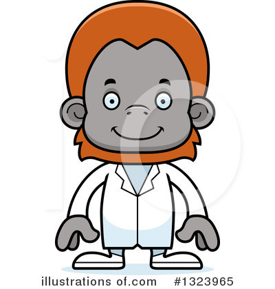 Royalty-Free (RF) Orangutan Clipart Illustration by Cory Thoman - Stock Sample #1323965