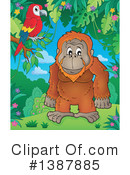 Orangutan Clipart #1387885 by visekart