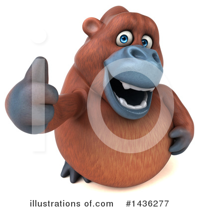 Orangutan Clipart #1436277 by Julos