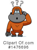 Orangutan Clipart #1476696 by Cory Thoman