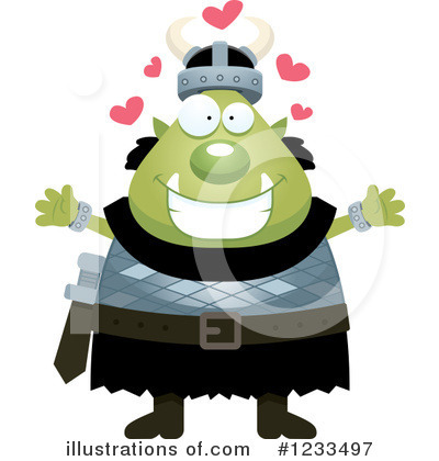 Royalty-Free (RF) Orc Clipart Illustration by Cory Thoman - Stock Sample #1233497