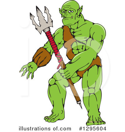Royalty-Free (RF) Orc Clipart Illustration by patrimonio - Stock Sample #1295604