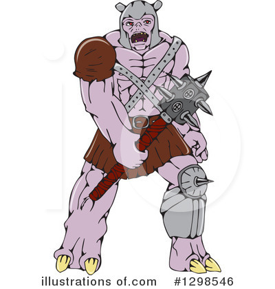 Royalty-Free (RF) Orc Clipart Illustration by patrimonio - Stock Sample #1298546