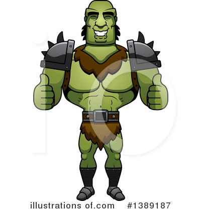 Orc Clipart #1389187 by Cory Thoman