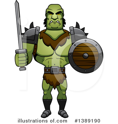 Royalty-Free (RF) Orc Clipart Illustration by Cory Thoman - Stock Sample #1389190