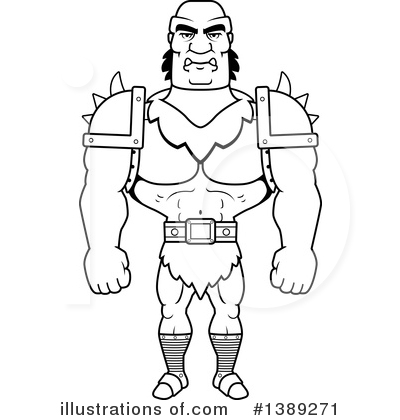 Royalty-Free (RF) Orc Clipart Illustration by Cory Thoman - Stock Sample #1389271