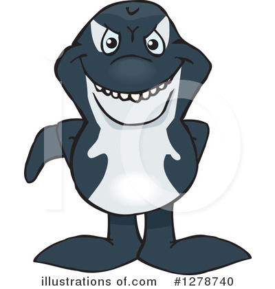 Orca Clipart #1278740 by Dennis Holmes Designs