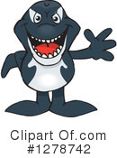 Orca Clipart #1278742 by Dennis Holmes Designs