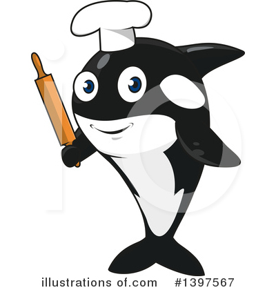 Orca Clipart #1397567 by Vector Tradition SM