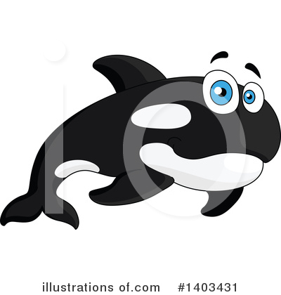 Royalty-Free (RF) Orca Clipart Illustration by Vector Tradition SM - Stock Sample #1403431