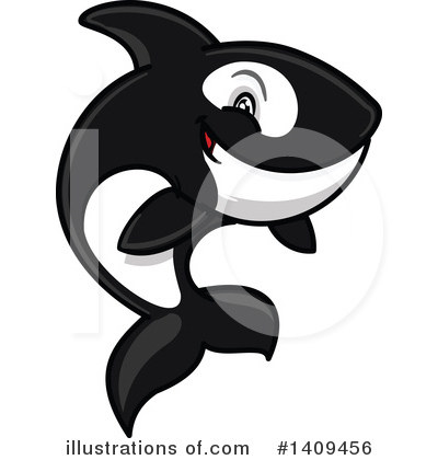 Orca Clipart #1409456 by Vector Tradition SM