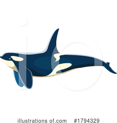 Orca Clipart #1794329 by Vector Tradition SM