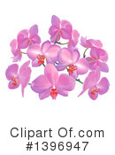 Orchid Clipart #1396947 by AtStockIllustration