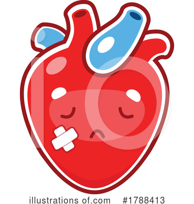 Human Heart Clipart #1788413 by Vector Tradition SM