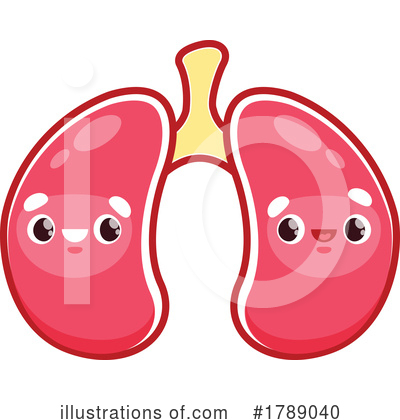 Lungs Clipart #1789040 by Vector Tradition SM