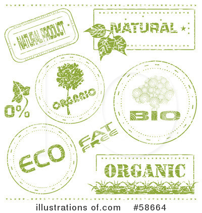 Royalty-Free (RF) Organic Clipart Illustration by MilsiArt - Stock Sample #58664