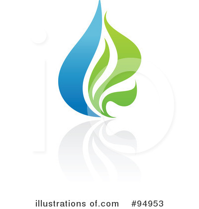 Royalty-Free (RF) Organic Logo Clipart Illustration by elena - Stock Sample #94953