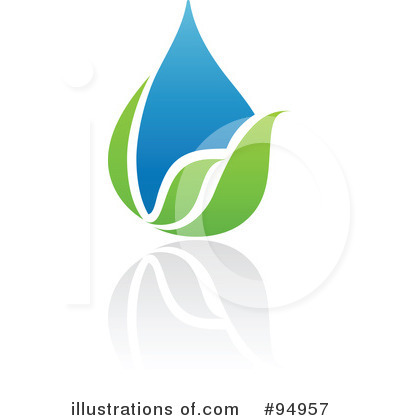 Royalty-Free (RF) Organic Logo Clipart Illustration by elena - Stock Sample #94957
