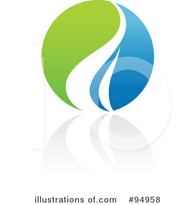 Royalty-Free (RF) Organic Logo Clipart Illustration by elena - Stock Sample #94958