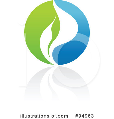 Royalty-Free (RF) Organic Logo Clipart Illustration by elena - Stock Sample #94963